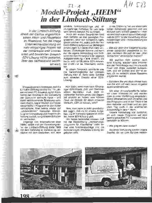 Vorschauseite 1: Modell-Projekt Heim in der Limbach-Stiftung