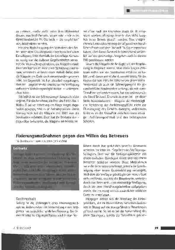 Vorschauseite 3: Haftung für die ungewollte Sterilisation einer Frau