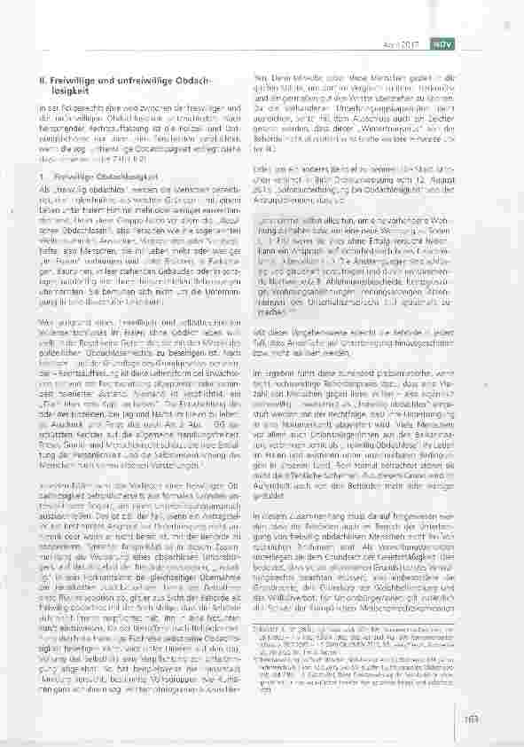 Vorschauseite 2: Der polizeiund ordnungsrechtliche Anspruch obdachloser Menschen auf notdürftige Unterbringung