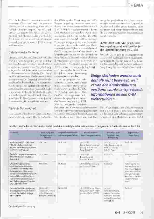 Vorschauseite 5: Hochrisiko-Medizinprodukte in der GKV