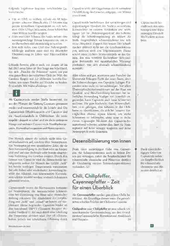 Vorschauseite 2: Scharf gegen Schmerz und Entzündung - Chili