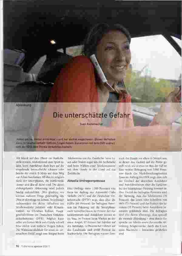 Vorschauseite 1: Die unterschätzte Gefahr