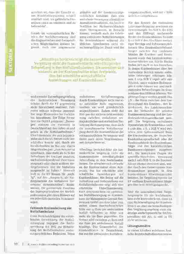 Vorschauseite 3: Notfall für den Notfall