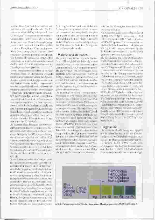 Vorschauseite 2: Hämoglobin als Analyt für die Bewertung der Reinigung