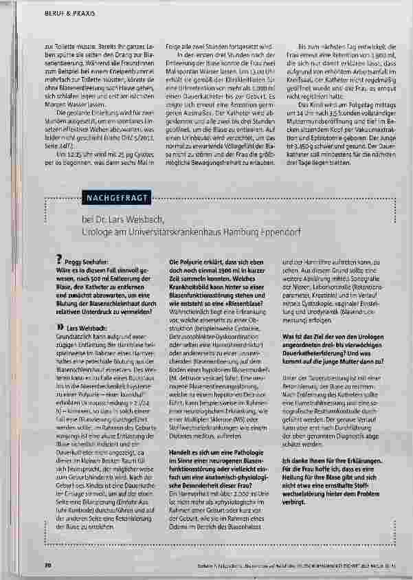 Vorschauseite 3: Blasenfundus auf Nabelhöhe