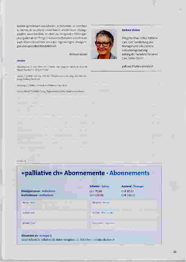 Vorschauseite 4: Palliative Care bei Menschen, die sich selbst vernachlässigen