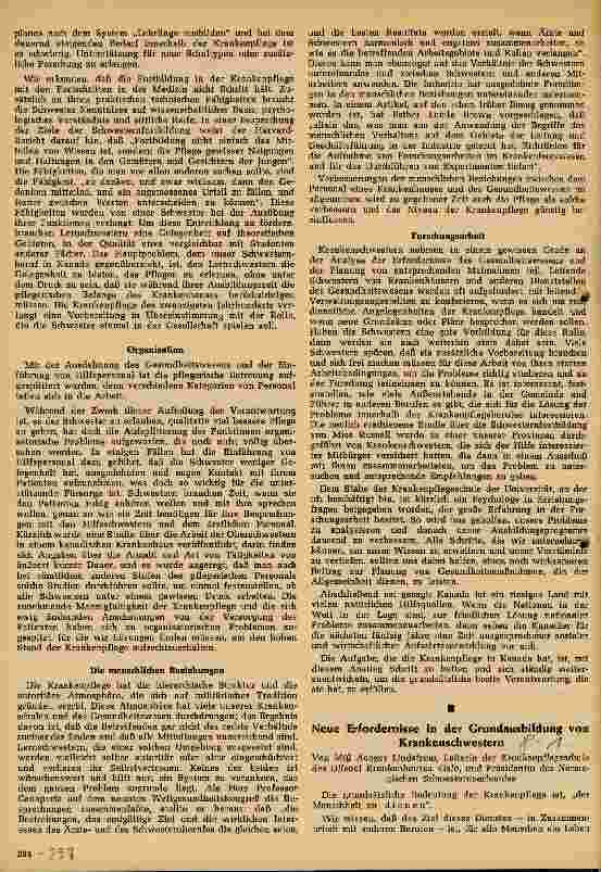 Vorschauseite 5: 11. Kongreß des Weltbundes für Krankenschwestern in Rom (Fortsetzung)