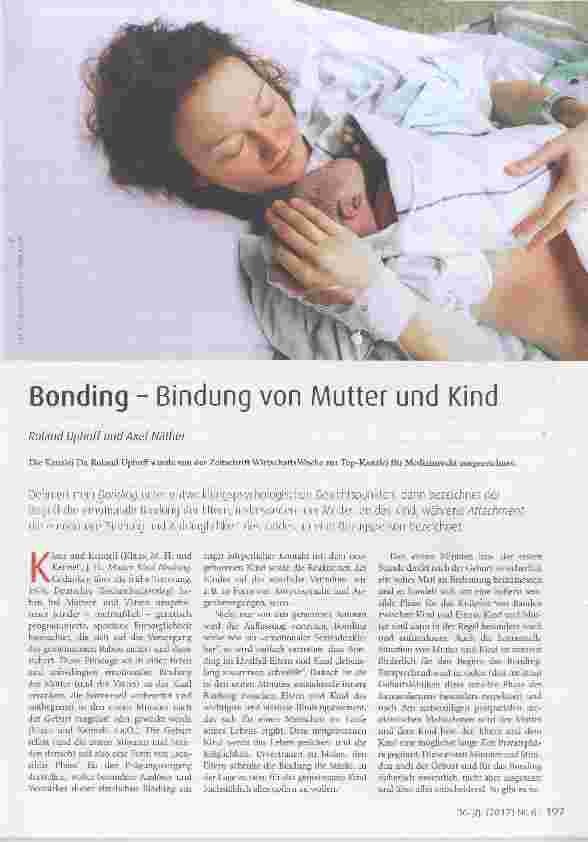 Vorschauseite 1: Bonding Bindung von Mutter und Kind