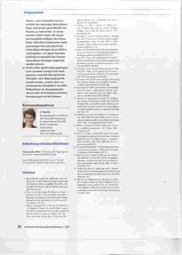 Vorschauseite 5: Wirkung der Aktivität am Arbeitsplatz auf die Freizeitaktivität
