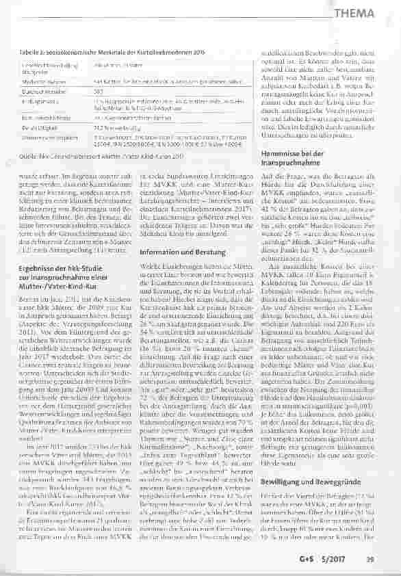 Vorschauseite 3: Mutter-/Vater-Kind-Kuren: wirksam, aber nicht nachhaltig genug