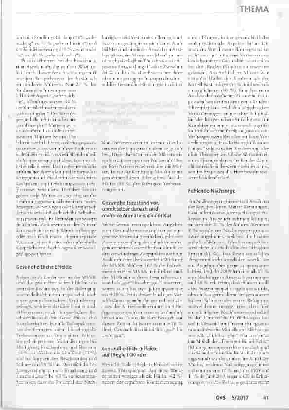 Vorschauseite 5: Mutter-/Vater-Kind-Kuren: wirksam, aber nicht nachhaltig genug