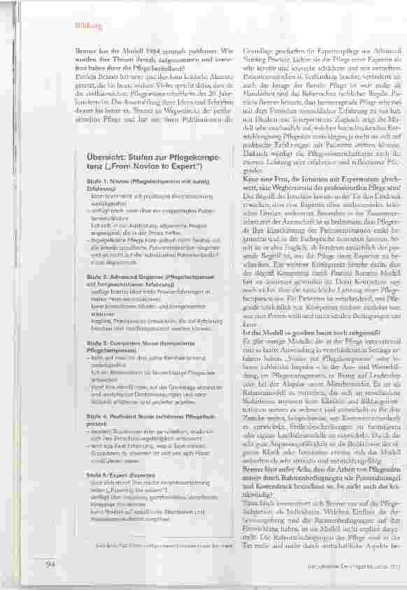 Vorschauseite 3: Ein neues Verständnis von Pflege