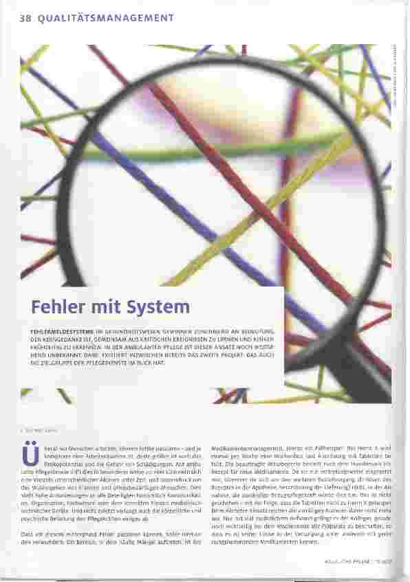 Vorschauseite 1: Fehler mit System