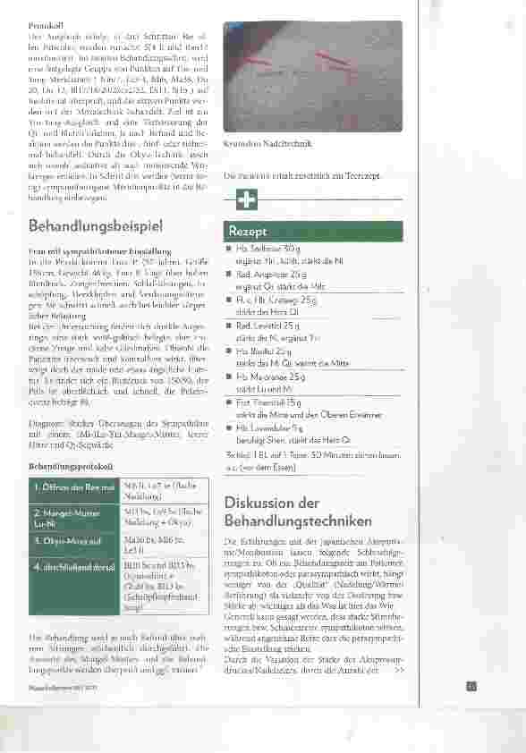 Vorschauseite 3: Die Balance von Yin und Yang Regulation im autonomen Nervensystem
