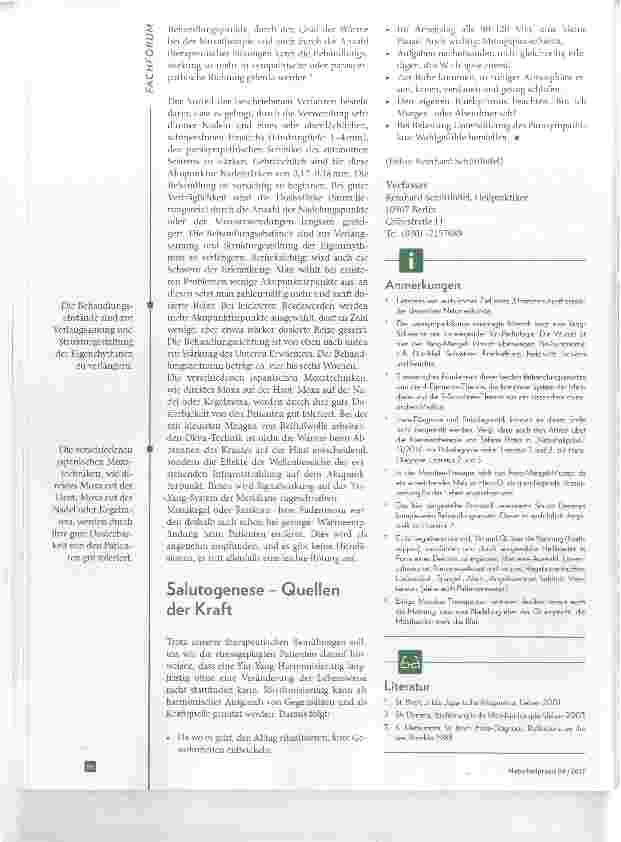 Vorschauseite 4: Die Balance von Yin und Yang Regulation im autonomen Nervensystem