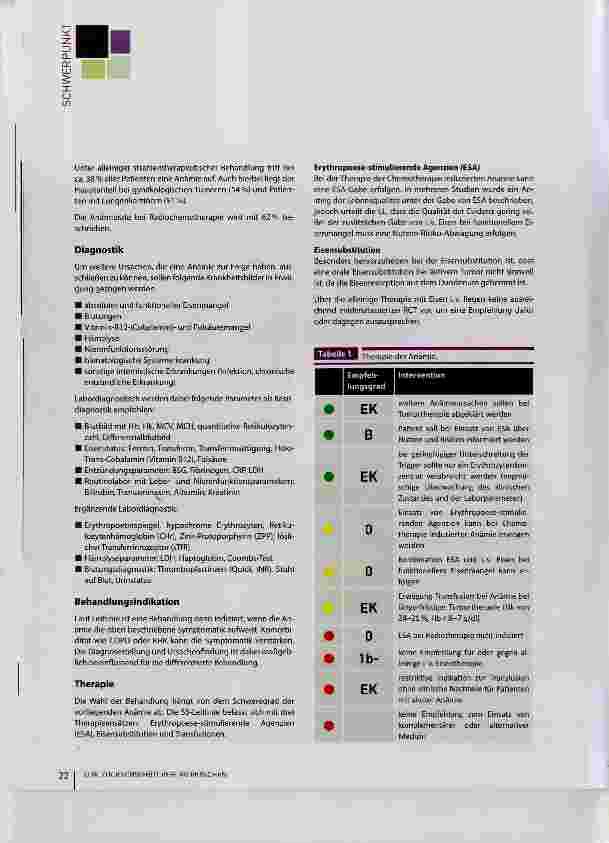 Vorschauseite 2: Tumortherapie induzierte Anämie