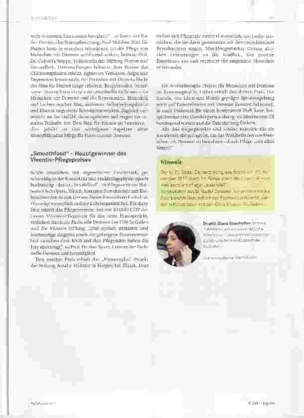 Vorschauseite 3: Demenz: Die Sinne als Brücke zum Menschen
