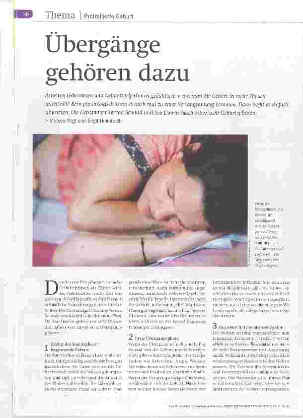 Vorschauseite 1: Übergänge gehören dazu