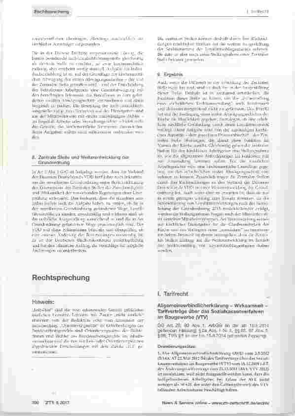 Vorschauseite 5: Zentrale Stelle nach Art. 5 Abs. 4 Grundordnung