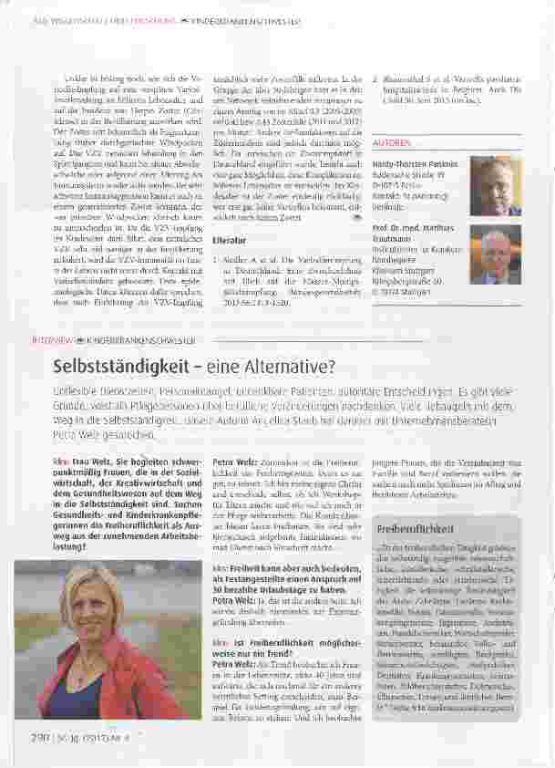 Vorschauseite 3: Das aktuelle klinische Spektrum der Windpocken: Begründet das Auftreten von Komplikationen die allgemeine Impfempfehlung?