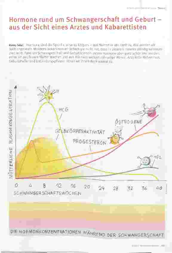 Vorschauseite 1: Hormone rund um Schwangerschaft und Geburt aus der Sicht eines Arztes und Kabarettisten