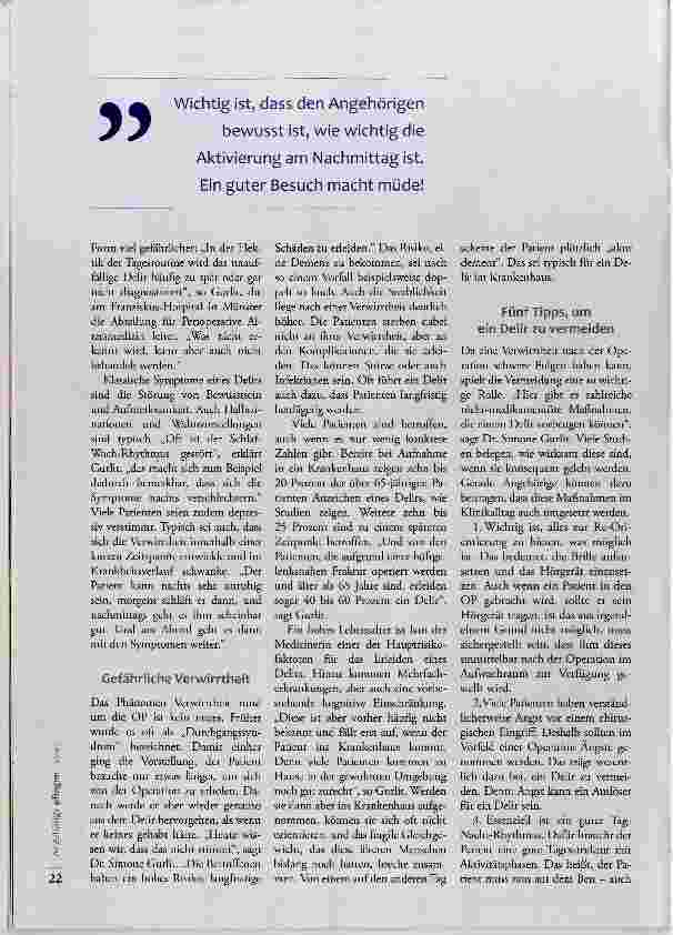 Vorschauseite 2: Gut orientiert durch die OP