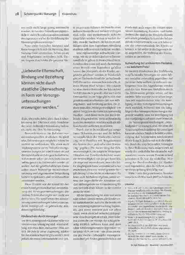 Vorschauseite 2: Von der Freiwilligkeit zur Pflicht