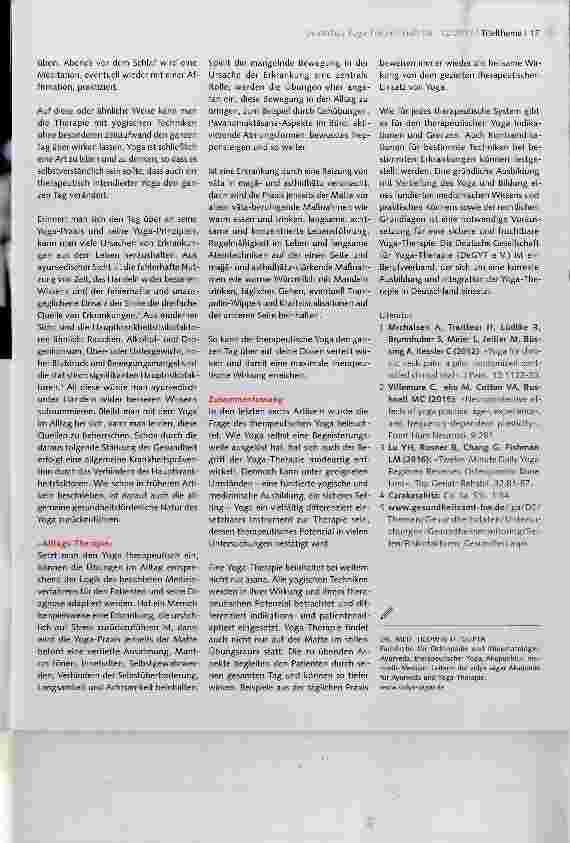 Vorschauseite 2: Yoga-Therapie jenseits der Matte
