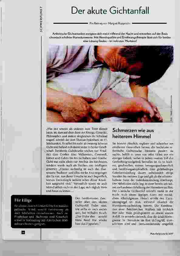 Vorschauseite 1: Der akute Gichtanfall