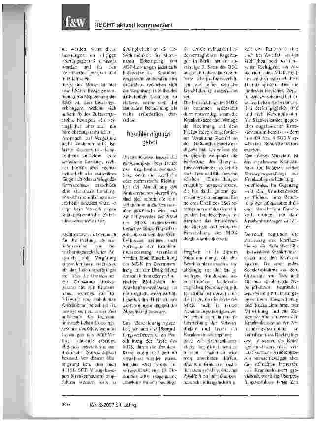 Vorschauseite 3: Aktuelle Fragen zur Abrechnung von Krankenhausvergütung