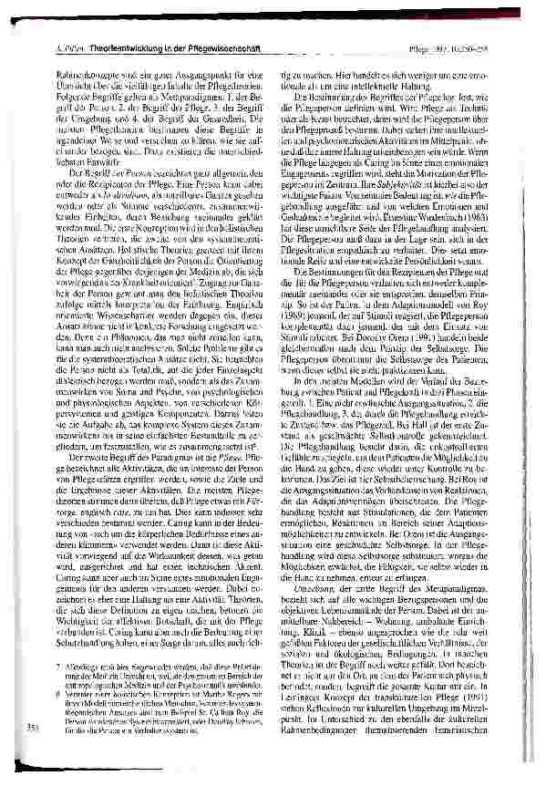 Vorschauseite 4: Theorieentwicklung in der Pflegewissenschaft