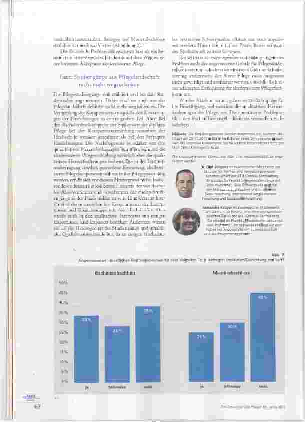 Vorschauseite 3: Pflegestudium - und dann?