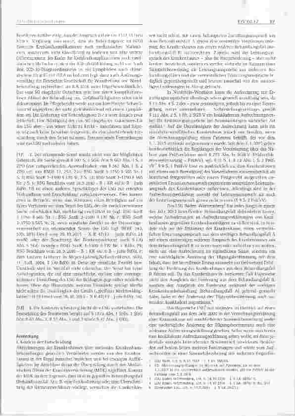 Vorschauseite 3: Krankenhausvergütung Zu den Anforderungen an die Bestimmtheit von Aufrechnungserklärungen der Krankenkassen