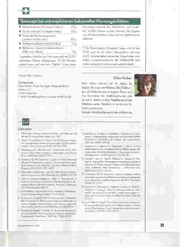 Vorschauseite 4: Pflanzliche Alternativen in der Zystitistherapie