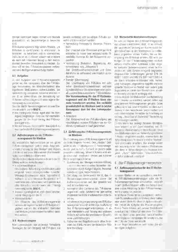 Vorschauseite 6: Einführung in das IT-Risikomanagement für medizinische Einrichtungen