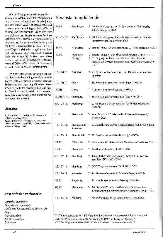Vorschauseite 5: Basale Stimulation: Die Bedeutung der Lagerung für einen kranken Menschen