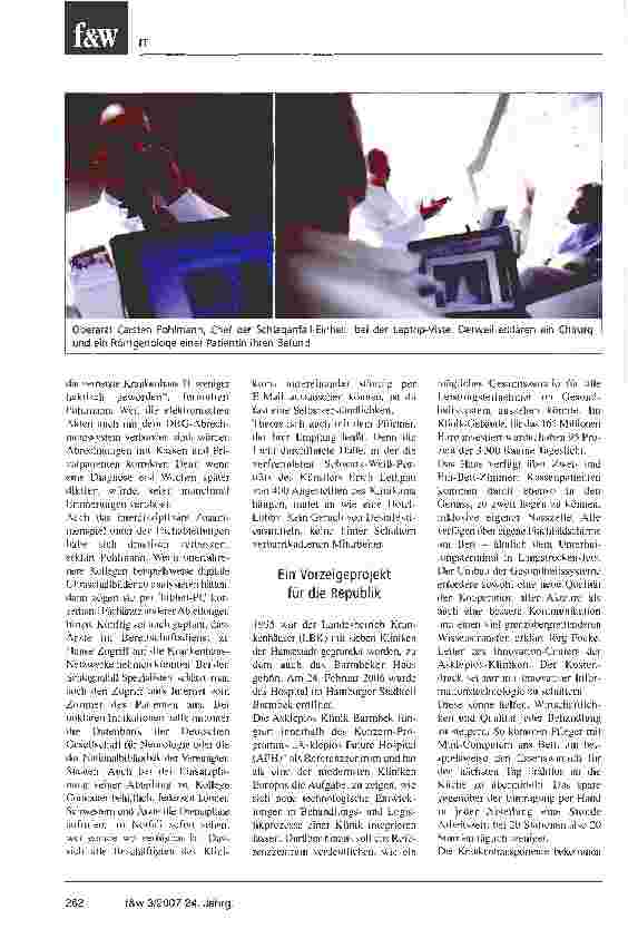 Vorschauseite 2: Wo Arzte auf Laptop-Visite gehen