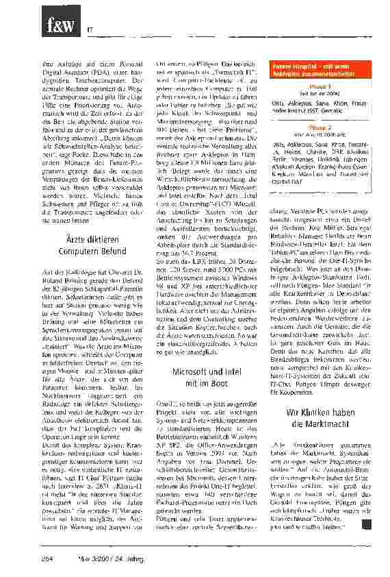 Vorschauseite 4: Wo Arzte auf Laptop-Visite gehen