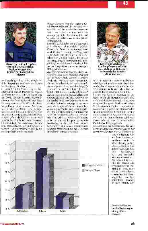 Vorschauseite 2: Sind Männer karrierefähiger als Frauen? Männer in der Krankenpflege / Teil 2