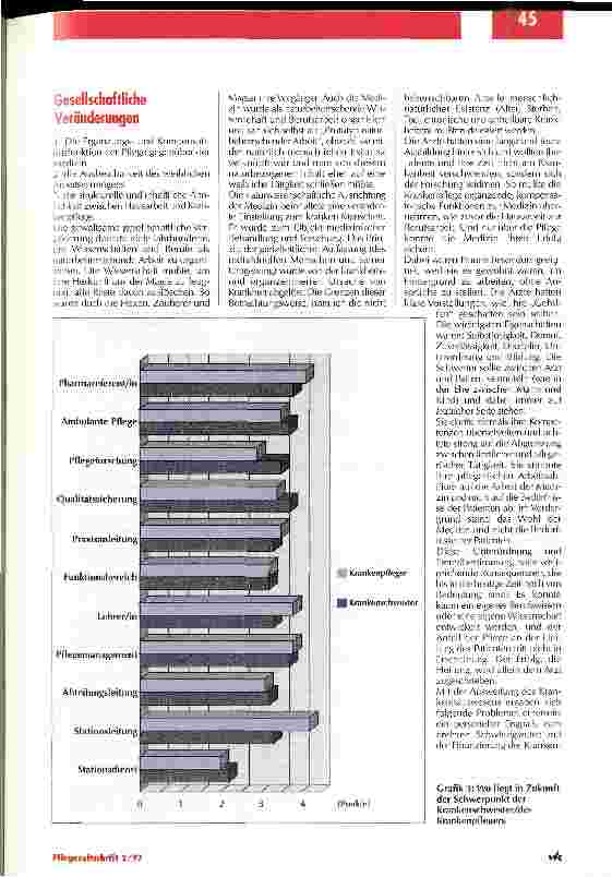 Vorschauseite 4: Sind Männer karrierefähiger als Frauen? Männer in der Krankenpflege / Teil 2