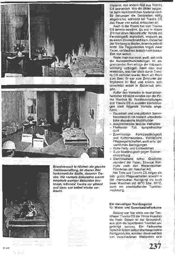 Vorschauseite 2: Nicht brennbare Textilien: ideal im Heimbereich