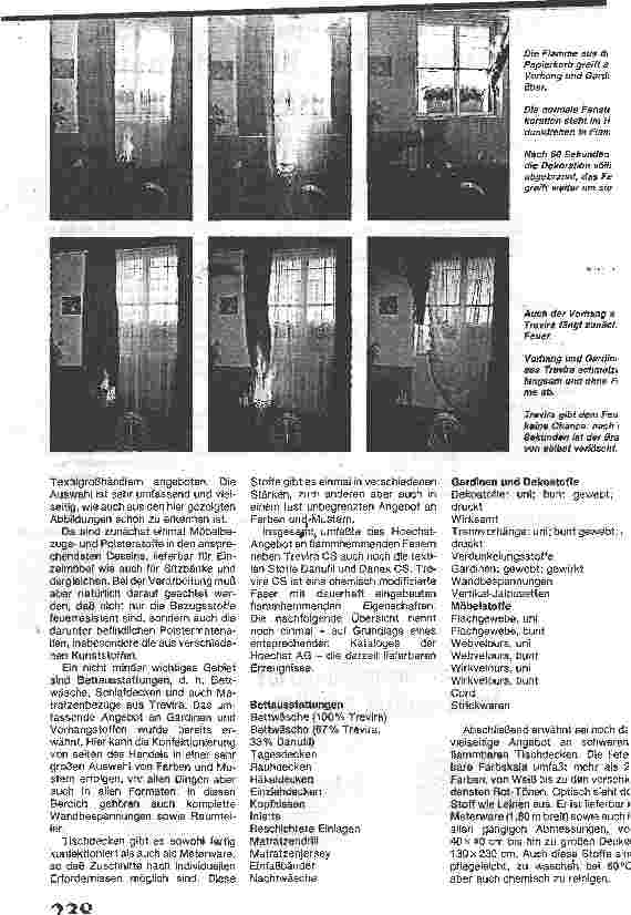 Vorschauseite 3: Nicht brennbare Textilien: ideal im Heimbereich