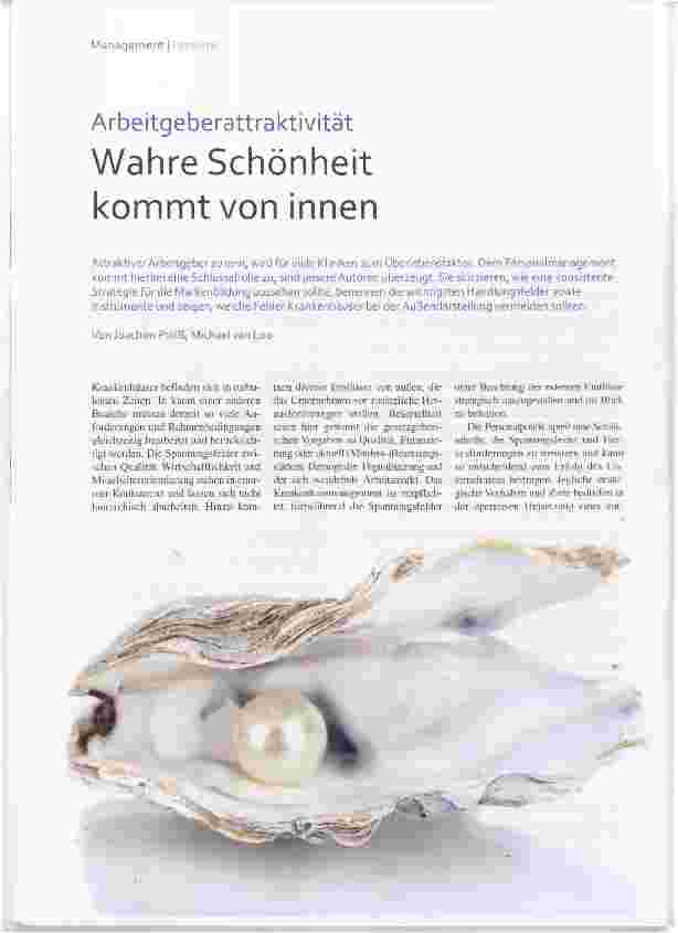 Vorschauseite 1: Arbeitgeberattraktivität Wahre Schönheit kommt von innen