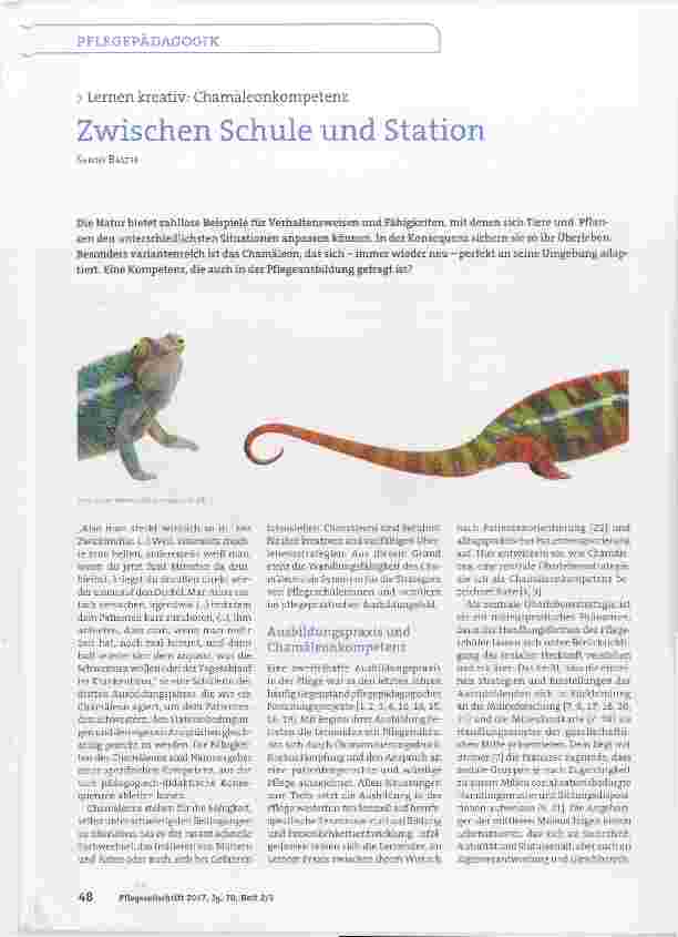 Vorschauseite 1: Zwischen Schule und Station