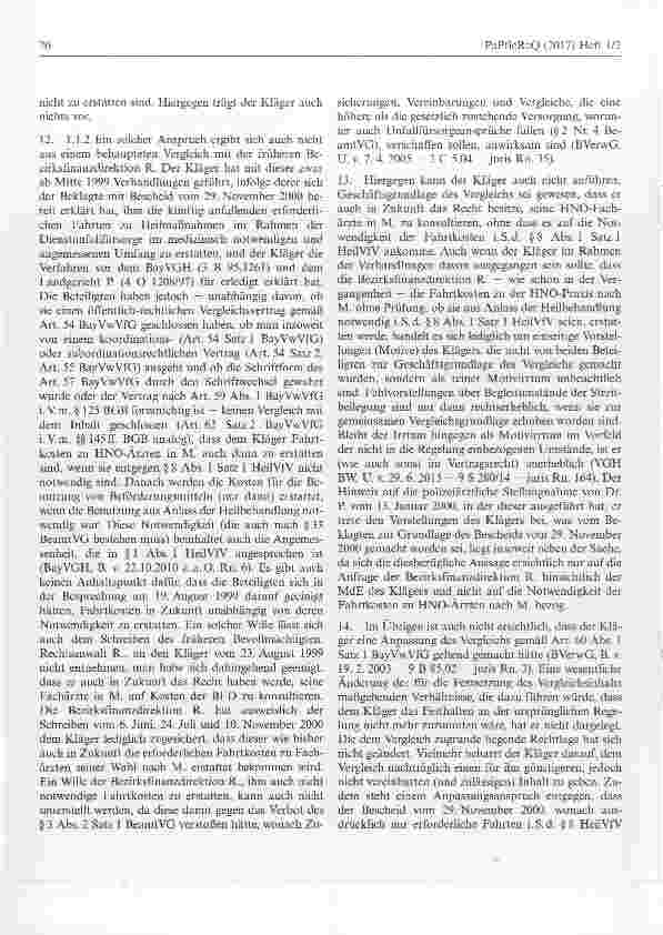 Vorschauseite 4: Kein Anspruch auf Erstattung der Fahrtkosten zu auswärtigen Ärzten