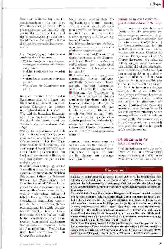 Vorschauseite 2: (Ge)wichtige Probleme