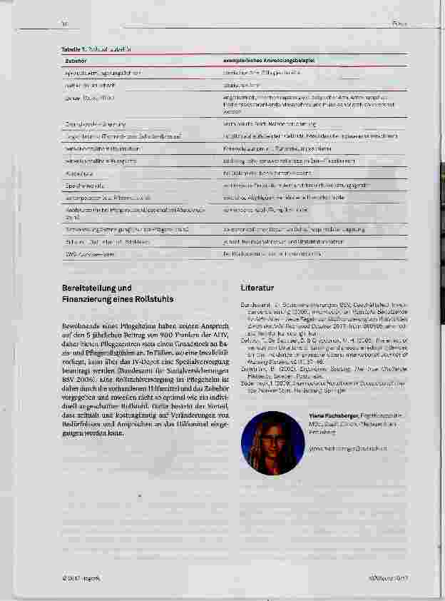 Vorschauseite 4: Optimale Rollstuhlversorgung von Pflegeheimbewohnern eine Aufgabe für das ganze Team