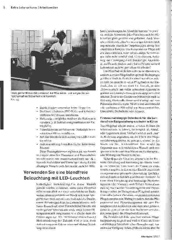 Vorschauseite 2: Pflegebäder - Autonomie fördern -Ressourcen schonen
