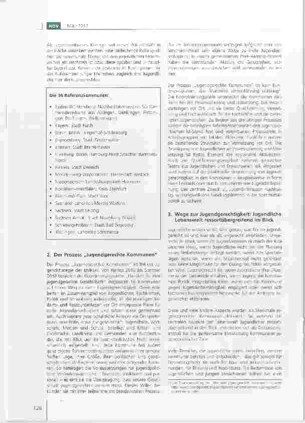 Vorschauseite 2: Der bundesweite Prozess „Jugendge-rechte Kommunen 2015-2018