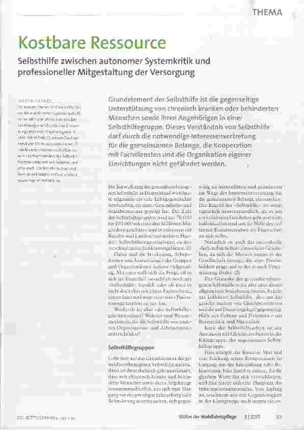 Vorschauseite 1: Kostbare Ressource
